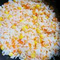 氷室☆蘭's cooksnap of when they made 簡単♡にんじんピラフ♪.