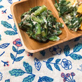 しゅい6's cooksnap of when they made 簡単♪春菊のごま塩酒粕ヨーグルト和え.