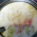 クックXTK6HB☆'s cooksnap of when they made 簡単☆白菜とソーセージのミルクスープ☆.