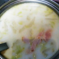 クックXTK6HB☆'s cooksnap of when they made 簡単☆白菜とソーセージのミルクスープ☆.