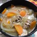 ♡maickey♡'s cooksnap of when they made 豚汁(´ڡ`♡)ありあわせで簡単に♪.