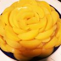 クック676014☆'s cooksnap of when they made 簡単！薔薇の黄桃ゼリーケーキ.