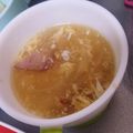 choco831's cooksnap of when they made 超簡単！卵とベーコンのコンソメスープ！.