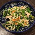 時々肉を食べたい's cooksnap of when they made レンジだけ！ほうれん草とかにかまのサラダ.