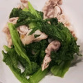 ハニイとムサシ's cooksnap of when they made 【簡単】豚バラとわさび菜の柚子胡椒炒め.
