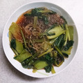 Yongren's cooksnap of when they made 青菜と春雨の中華風さっぱり炒め.
