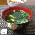 ダイナマイト漆黒's cooksnap of when they made 豆腐とわかめのお吸い物.