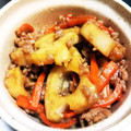 キャラメグ♪'s cooksnap of when they made 蓮根と人参の甘辛そぼろ炒め♥簡単☆時短☆.