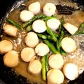 koooma42's cooksnap of when they made ホタテとアスパラのこがしバター醤油焼き.