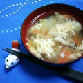 cookpad1年生's cooksnap of when they made しめじと卵のとろとろスープ.