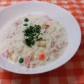 つぼみの's cooksnap of when they made 残りご飯で★チーズリゾット.