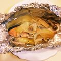 akikaka's cooksnap of when they made 簡単！入れるだけ！鮭のホイル焼き♡.