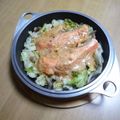 かこ☆かっちゃん's cooksnap of when they made 鮭の味噌ーグルトちゃんちゃん焼き。.
