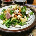 もこデリ's cooksnap of when they made クレソンと鴨、林檎のサラダ　ゆずドレ.