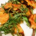 MizuBerlin's cooksnap of when they made サクサク♪にんじん葉のかき揚げ.