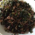 anemonenan's cooksnap of when they made 大根の葉っぱと桜えびのふりかけ.