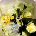 パッチはあと's cooksnap of when they made ワカメ♡コーンのレタスサラダ.