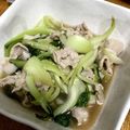 りお♪'s cooksnap of when they made 豚肉とチンゲン菜のポン酢炒め.