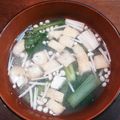 めぐりミルク's cooksnap of when they made 冷凍〜味噌汁の具♪小松菜、えのき、油揚げ.