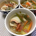 フジぽん's cooksnap of when they made 秋鮭と白葱の梅和風スープ.
