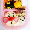 ★yutty★'s cooksnap of when they made アンパンマン弁当 キャラ弁 幼稚園お弁当.