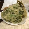 ♪♪えくぼ♪♪'s cooksnap of when they made 【農家のレシピ】セロリの葉の天ぷら.