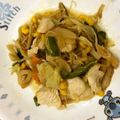 ☆ゆなふみ☆'s cooksnap of when they made 鳥むね肉と野菜のぽん酢炒め.