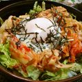 もりはん's cooksnap of when they made 簡単♡豚キムチ丼.
