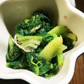mizuchil's cooksnap of when they made お箸が進む♪ごま油でほうれん草のおひたし.