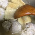 qab's cooksnap of when they made 手軽に深いコクッ！即興の味噌ちゃんこ鍋.