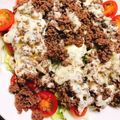 あや✩✩'s cooksnap of when they made トマトとレタスのチーズon挽き肉サラダ.