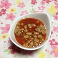 ぽぽきゅ's cooksnap of when they made 続けて快腸！オリーブオイルトマト納豆♪.