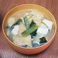 ズボラねこ's cooksnap of when they made ほうれん草の味噌汁♪.