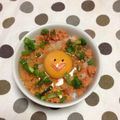 ぽぽきゅ's cooksnap of when they made 鮭フレークの卵かけ丼簡単過ぎ♪.