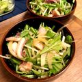 ゆかり！！！'s cooksnap of when they made ボイルイカと水菜の酢みそ和え♪.