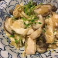 mn☆yj's cooksnap of when they made 豆苗ときのこのおろし和え.