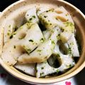 キャラメグ♪'s cooksnap of when they made レンジだけ！里芋れんこん❣のり塩バター.