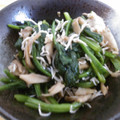 単！！'s cooksnap of when they made ほうれん草と舞茸のじゃこ和え.
