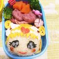 AKIEママ's cooksnap of when they made キャラ弁 ハグたん プリキュア.