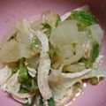 ogyu8786's cooksnap of when they made レンチン白菜とササミの棒棒鶏風ごまサラダ.