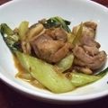ロシアン's cooksnap of when they made 鶏肉と青梗菜としめじのオイマヨすし酢炒め.