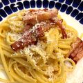 すぬちゃん♪'s cooksnap of when they made 本場ローマ式カルボナーラ(動画有り).