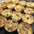 Luna129's cooksnap of when they made フラワーカップの簡単ミニキッシュ♪.