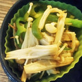 YOU★DA's cooksnap of when they made 簡単♪えのきとピーマンのさっと煮.