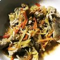 さくさくぱんた's cooksnap of when they made パパイヤチャンプルー　青パパイヤ炒め.