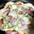 へくキッチン's cooksnap of when they made 簡単☆餃子の皮ピザ.