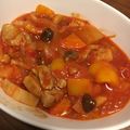 クック8JUSBS☆'s cooksnap of when they made 無水鍋で鶏トマト煮込み.