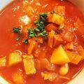 智恵ちゃんのつく恋慕's cooksnap of when they made トマトジュースで簡単ミネストローネ.