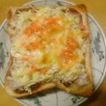 jun120121's cooksnap of when they made もりもりキャベツトースト【簡単おいしい】.