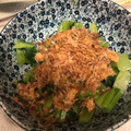 ゆうゆう0809's cooksnap of when they made 栄養満点☆さば缶と小松菜のおひたし.